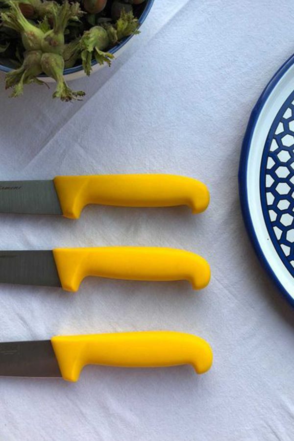 Tekli Sarı Saplı Et Doğrama Bıçağı Taka Bıçak